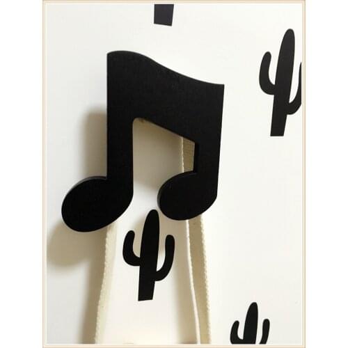INS Nordic style wooden Note hook Children room kids clothing store decoration Wall craft decoration Home handicraft ornament
