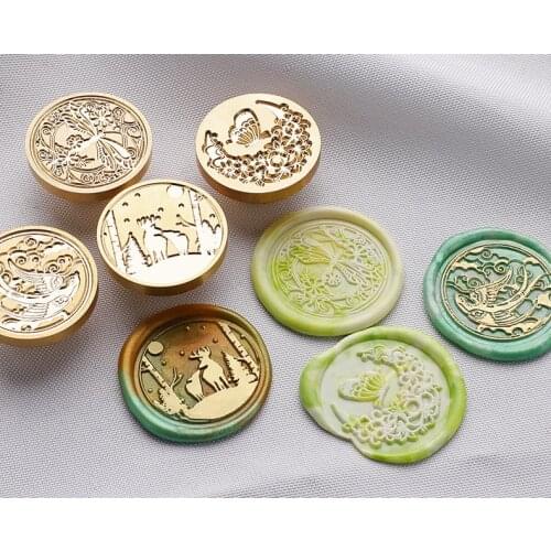 Butterfly Dragonfly Retro Metal Seal Seal Head Seal Wax Scrapbook Fireproof Wedding Invitation Holiday Handmade DIY Wax Print