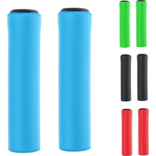 MTB Mountain Rode Bike Handlebar Grips Silica Gel/Foam Silicone Grips For Bike Grips Antiskid