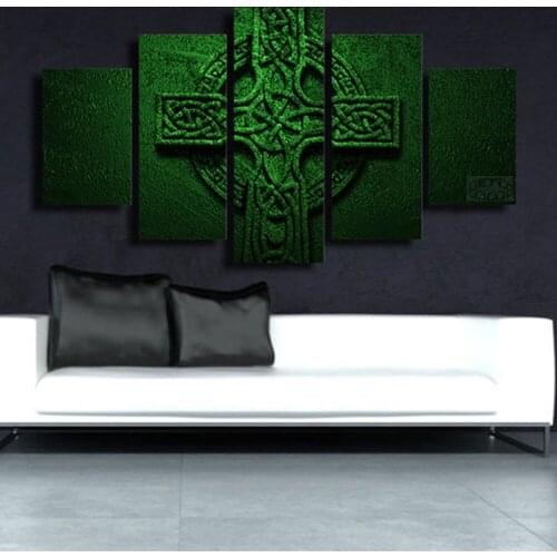 5 parts/set Religion diy magic diamond painting embroidery cross stitch jesus landscape mosaic embroidery with decoration