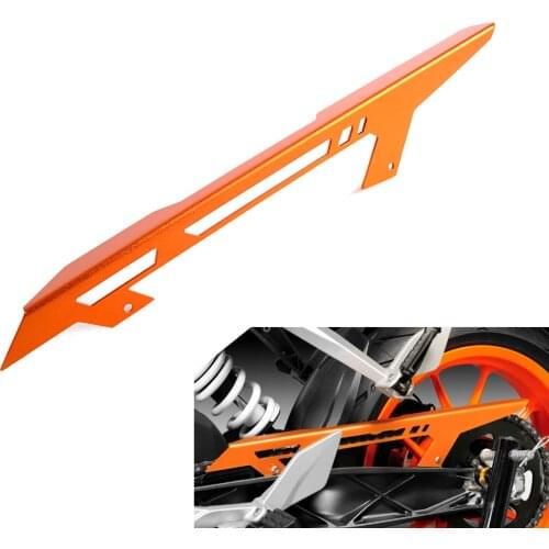 NiceCNC Rear Chain Guard Cover Protector For KTM Duke 125 200 390 DUKE 2011-2016 Orange Anodized Chain Guard Cover