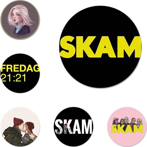 Norwegian Tv Skam Icons Pins Badge Decoration Brooches Metal Badges For Clothes Backpack Decoration