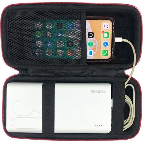 2020 Newest Hard Outdoor Travel Case for Romoss Sense 8 / 8+ 30000mAh Mobile Power Cover Portable Battery PowerBank Phone Bag