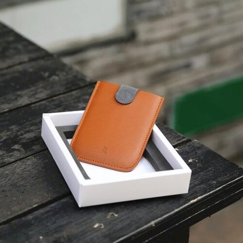 New Arrival DAXv2 Mini Slim Portable Card Holder Pulled Design Men Credit Card Holder Gradient Color 5 Cards Money Short Wallet