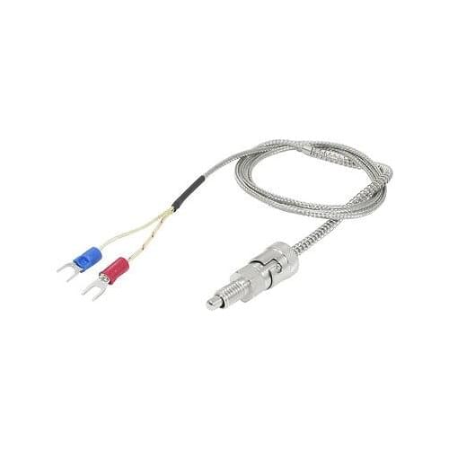 1M Cable Compression Spring Thermocouple K Type Temperature 400 Celsius