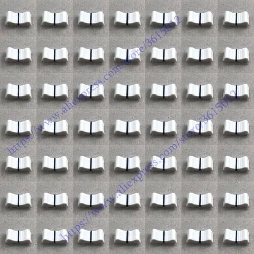 50pcs/lot replace white color Mixer fader Knobs FOR ALLEN & HEATH XONE 1D 2D 3D 4D 32 62 464 S2 Slider Fader knob
