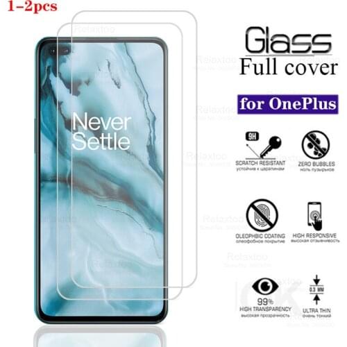 Glass for oneplus nord 5g 2020 glass Screen Protector on one plus nord z 8 nord AC2001 6.44'' phone sheet protection film 1-2PCS