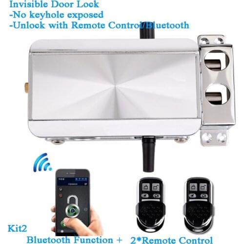 Smart Home Bluetooth Lock Remote Control Wifi ewelink Phone APP Invisible Electric Door lock Keyless Hidden Lock Tuya Smart Life
