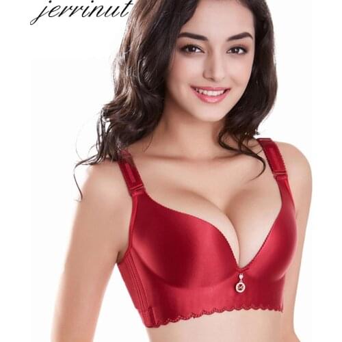 Jerrinut Seamless Bras For Women Underwear Plus Size Brassiere 34-50 Wire Free Intimate Bralette Thin Full 110 115 Bra Female