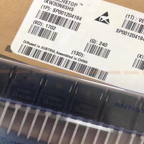 10PCS/LOT IKW30N65H5 K60EH5 TO-247 LILLARD store only sells 100% original products