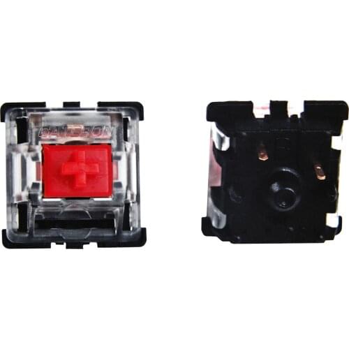 10-Pack Gateron Transparent Clear Cover MX 3 pin 5 pin Switches Shaft for all MX Mechanical Keyboard Support 4 pin RGB