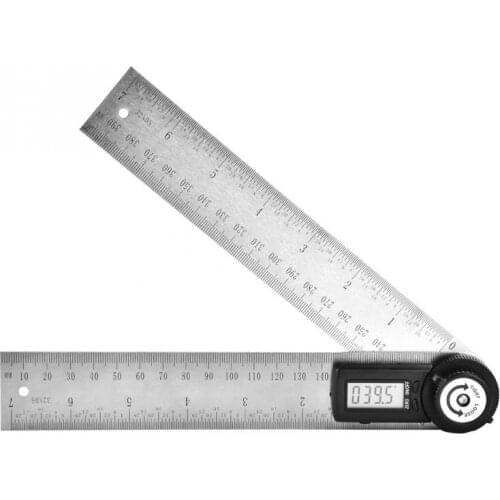200mm Protractor Ruler Stainless Steel Electronic Protractor Digital Goniometer Angle Finder Miter Gauge Ruler Measuring Tools