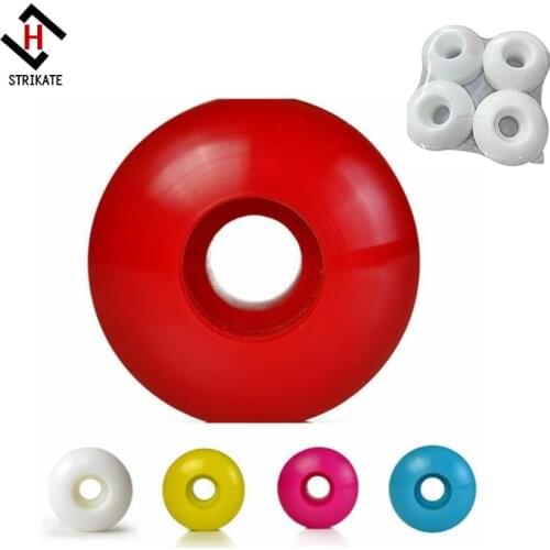 4pcs Skateboard Wheels Double Rocker Wheels 52mm 95A Downspeed Sliding Wheels Skateboard Parts