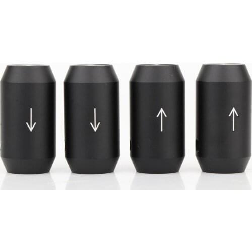 4x AL1356 HIFI Audio Pants Y Splitter RCA Cable Speaker Cable Wire pant alluminium 13.5mm to 2*6mm boot