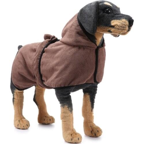 Blue/dark Brown/green Dog Bathrobe Premium Absorbent Dog Towel Soft For Small Large Dogs Cats Dog Bath Towel