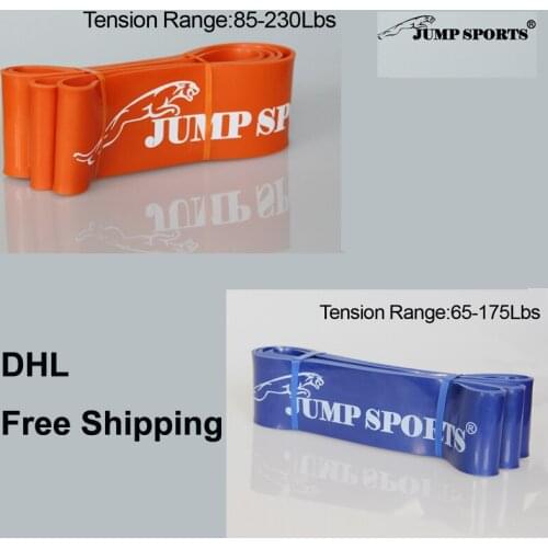 DHL FREE SHIPPING 175 and 230 lbs 2 Resistance Bands Natural Latex Pull Up Physio Fitness CrossFit Loop Bodybulding bands
