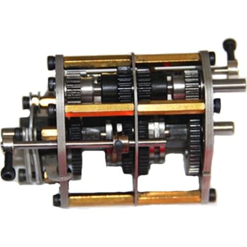 DIY methanol car engine gearbox transmission with reverse gearbox car model modification accessories three into one retreat