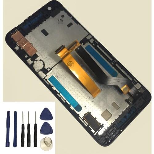 For HTC Desire 626 626W 626G Touch Screen Digitizer Sensor + LCD Display Monitor Module Assembly With Frame + Free Tools