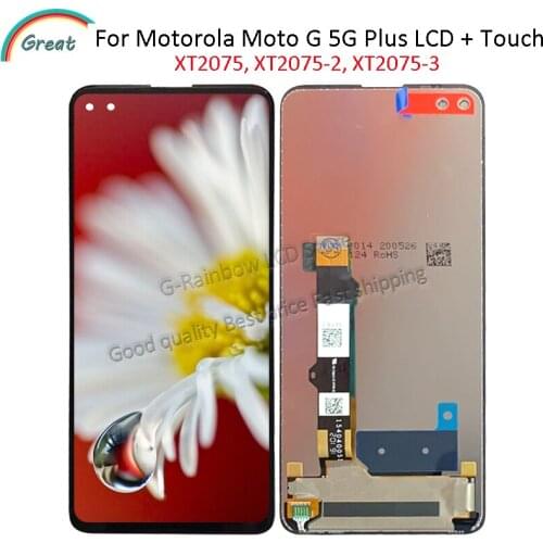 For Motorola Moto G 5G Plus LCD XT2075 XT2075-2 XT2075-3 Display Touch Panel Screen Digitizer Pantalla For Moto G 5G Plus LCD
