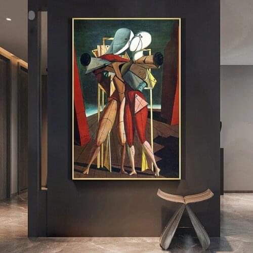 Classical Giorgio De Chirico Artwork Abstract Canvas Painting Poster and Prints Wall Art Picture for Living Room Home Decor Gift