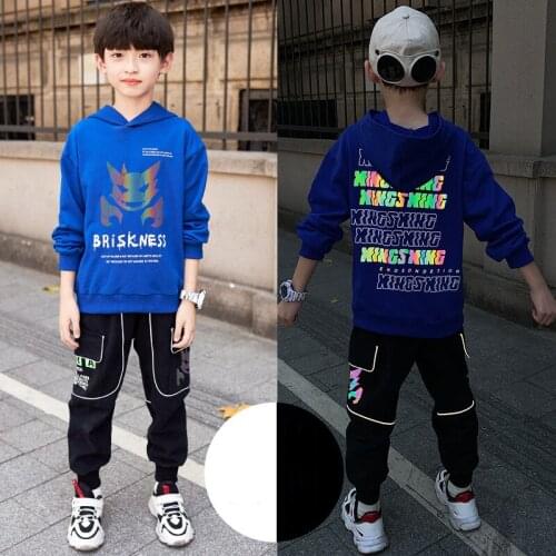 Cool Spring Summer Girls Clothing Suits Sweatshirts +Pants 2pcs/Set Kids Teenager Outwear Sport Cotton Formal High Quality