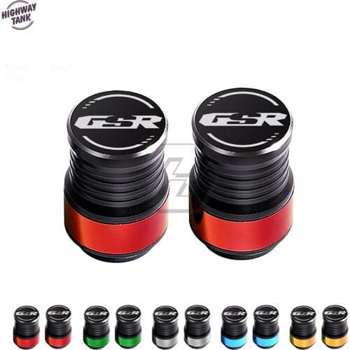 Motorcycle Accessories Wheel Tire Valve Caps Covers Case for Suzuki GSR 150 250 400 600 750 Rim
