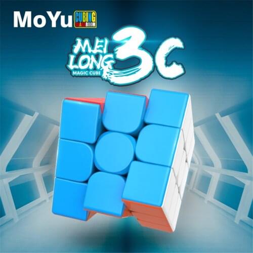 MoYu Cubing Classroom MeiLong 3C 3x3x3 Magic cube stickerless MeiLong 3C Magico Cubo Educational Learning Toys For Children