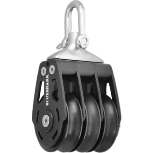 Sailboat Hardware 75 mm 3 Inch Aluminum Triple Block Max 800kg 2716