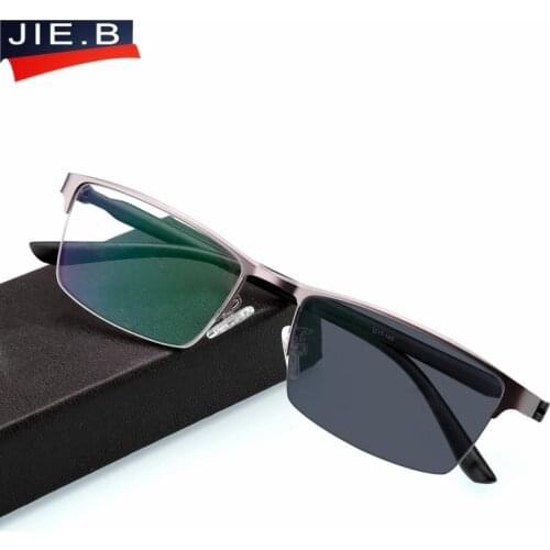 New TR90 Alloy Transition Sunglasses Photochromic Reading Glasses Men Women Presbyopia Eyewear with diopters glasses with box