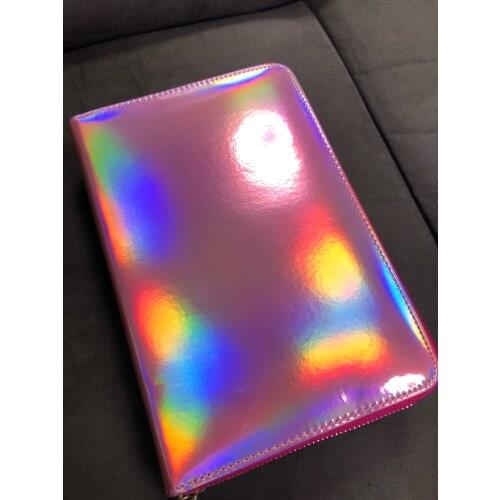 About 26*14cm Holo Stamping Plate Storage Bag ,Mirage Leather Manicure Tools Holder Bag Used to Hold Steel Plates #96/216/336Slo