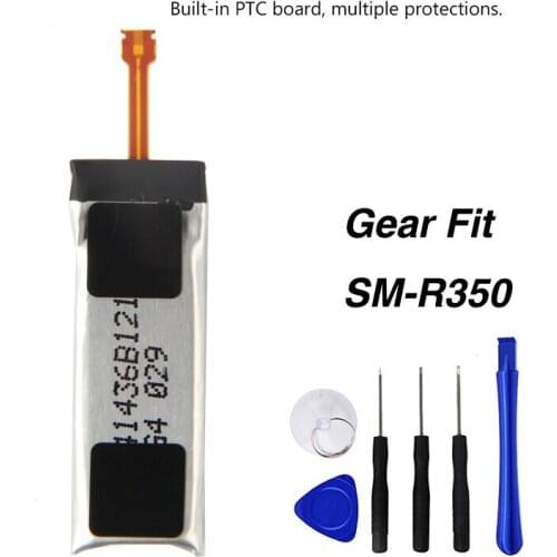 Original SM-R350 Battery For Samsung Gear Fit R350 SM-R350 Genuine Battery 210mAh