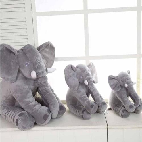 60CM Elephant Plush Pillow Infant Soft For Sleeping Stuffed Animals Plush Toys Baby 's Playmate gifts for Children