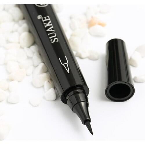 Professional Smooth Soft Black Liquid Eyeliner Pen One Stroke Create Delicate Line Waterproof Lasting Easy Drawing Makeup TSLM1