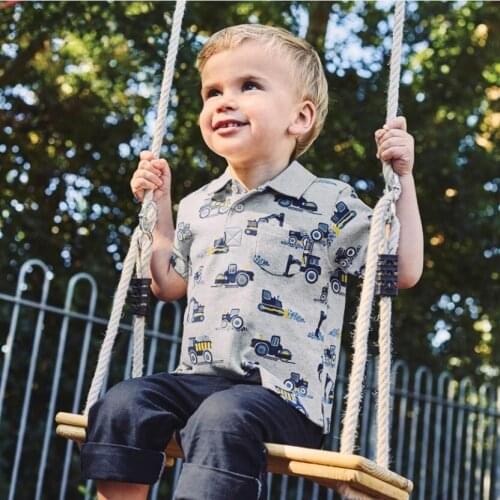 Rainbow Angel Polo For Boys