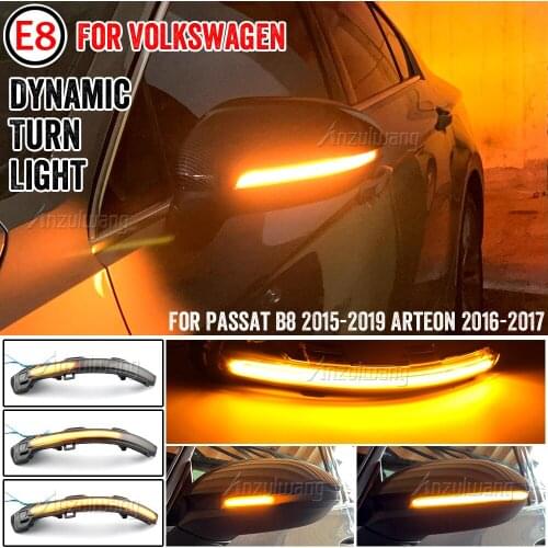 Dynamic Blinker LED Turn Signal Lamp For VW Passat B8 Variant Arteon 2015-2020 Light Mirror Indicator Sequential