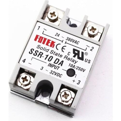 1pcs solid state relay SSR-25DA 25A SSR-10DA SSR-25DA SSR-40DA 5-24VDC TO 24-380V AC SSR 25DA SSR 10DA SSR 40DA 6-20mA