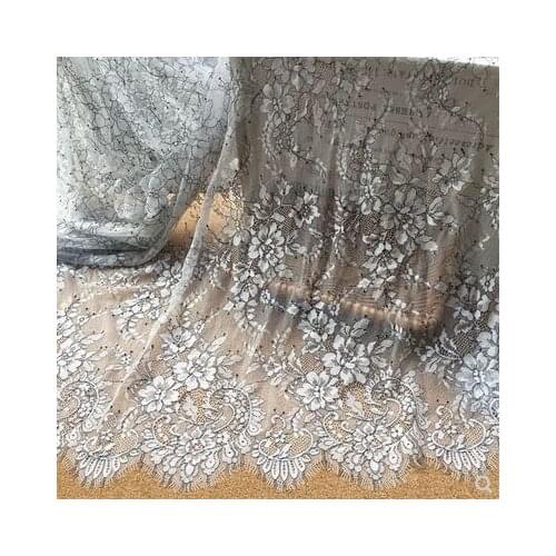 High-end Big Show Eyelashes Lace DIY Clothing Wedding veil Embroidery Dress Home Accessories