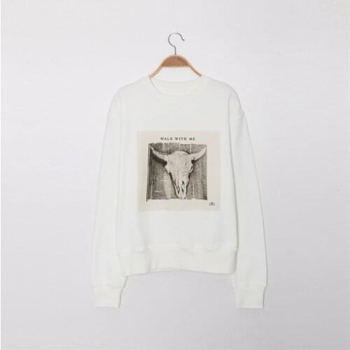 Women Sweatshirt 2020 Cotton Round Neck Simple Casual Pullover Sweatshirt Women
