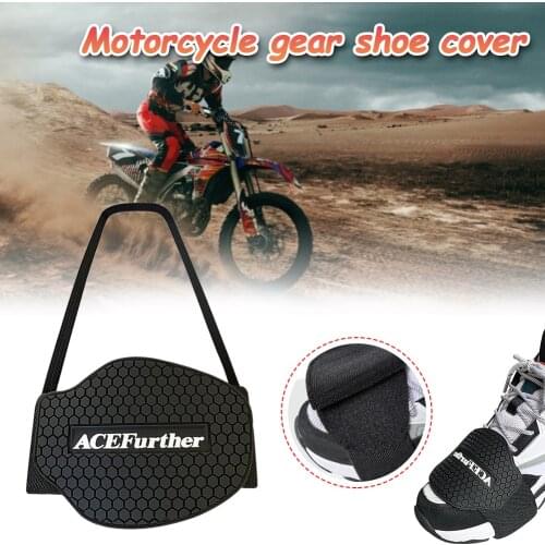 1Pcs Motorcycle Shoes Protective Pad Anti-Skid Motorbike Gear Shifter Men Shoe Boots Protector Shift Boot Cover Shifter Guards