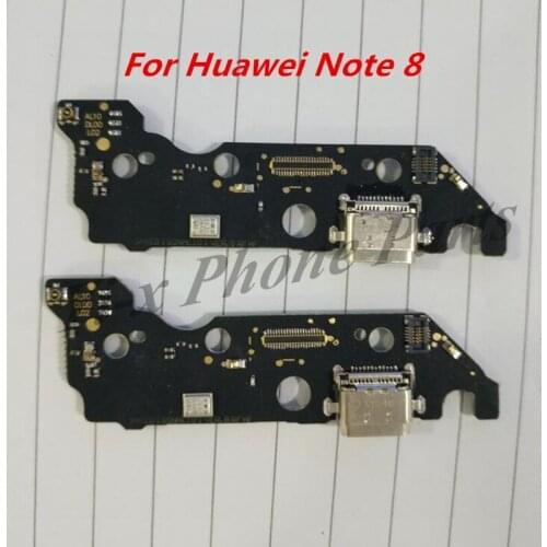 10PCS/Lot New Micro USB Charging Charger Port Dock Connector Flex Cable with Microphone Board for Huawei Note 8