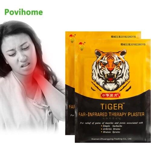 16Pcs Tiger Balm Pain Relief Patch Muscle Joint Sore Rheumatoid Arthritis Treatment Stickers Relieve Knee Shoulder Ache Plaster