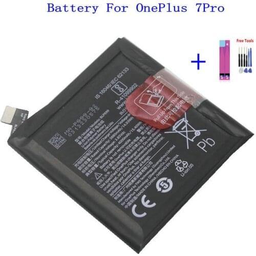1x 4000mAh / 15.4Wh BLP699 Replacement Battery For OnePlus 7Pro 7 Pro (Not For 7T Or 7T Pro ) Batteries+ Repair Tools kit