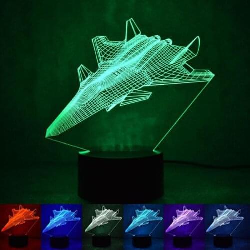 7 color change 3D desk lamp Deco Enfant Chambre Table Lamps For Living Room Christmas gifts for children led night lights