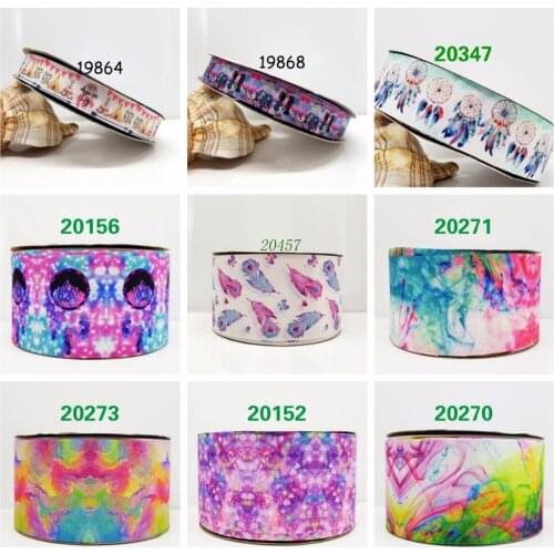 Free shipping 50 yard cartoon printed grosgrain ribbon 20457