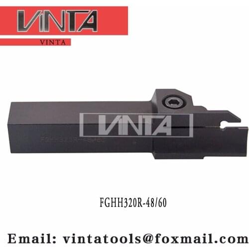 Free shipping FGHH320R-48/66 cnc cutting tools Grooving tool holder matched Korloy inserts FGD300R-03