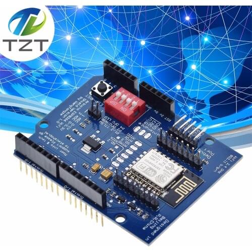 ESP8266 ESP-12E UART WIFI Wireless Shield Development Board For Arduino UNO R3 Circuits Boards Modules ONE