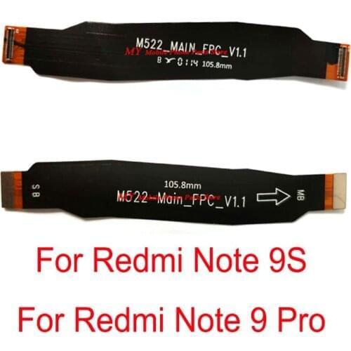 10 PCS Original Quality Main Flex For Xiaomi Mi Redmi Note 9S / Note 9 Pro 9pro Main Motherboard Connector Board Flex Cable Part