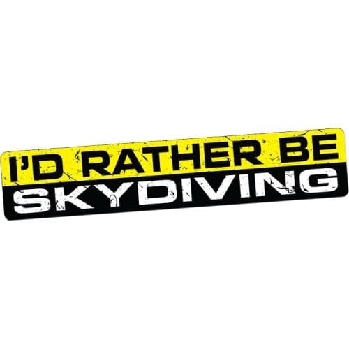 Personality Car Styling SKYDIVING Sticker Decal Bumper Car PARACHUTE SPORT Truck Window BIKE SKY Car Stickers Apply To Car Door