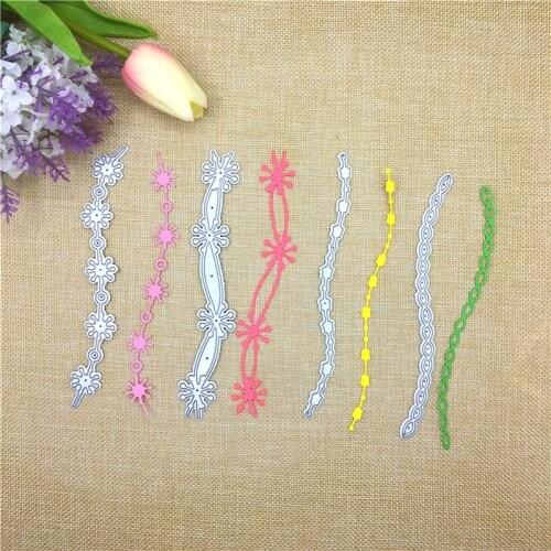 Julyarts Curvilinear Strip-type Alinacrafts Metal Cutting Dies New 2019 For Scrapbooking Troqueles Handmaking Cards Decor