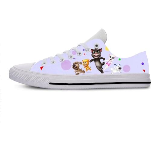 2019 Hot Cool Fashion New Summer Sneakers Handiness Casual Shoes 3D Printed Cartoon Cute Funny For Men Women Talking Tom Cat